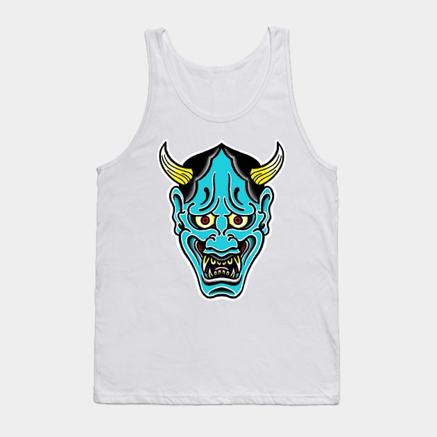 Japanese Hannya mask. Tank Top by Jamiee6610